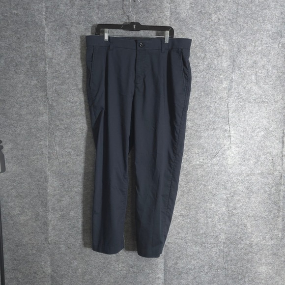 Nike Dri-FIT Golf Pants Men's 36x30 Navy Blue Standard Fit Golfing Lightweight - Picture 1 of 13